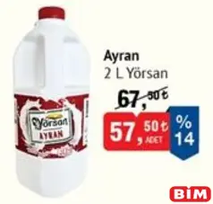 YÖRSAN AYRAN 2 L